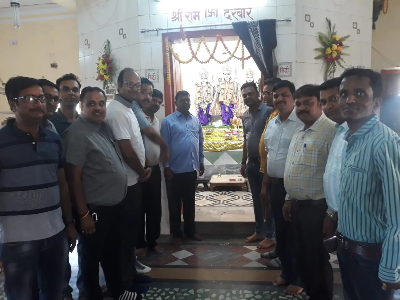 चंद्रप्रकाश चौधरी ने टेका बालाजी शक्तिपीठ में मत्था