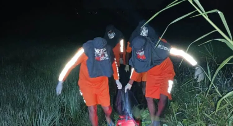 परिजनों ने ड्रोन कैमरा की मदद् से ढूंढा फल विक्रेता अजय अग्रवाल का शव