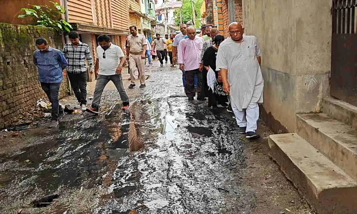 देशबंधु लाइन के नाले के पानी को नहीं रोका तो खड़ी कर देंगे दीवार: सरयू राय