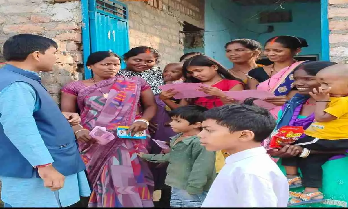 राष्ट्रीय सुरक्षा पार्टी के हटिया प्रत्याशी निपु सिंह ने अंतिम दिन झोंकी ताकत