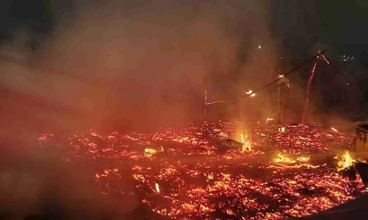 Hazaribagh News: डिज्नीलैंड मेले में लगी भीषण आग, लाखों का नुकसान