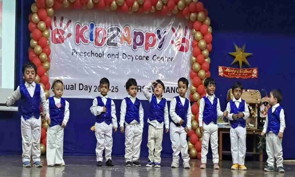 Ranchi News: KIDZAPPY प्रीस्कूल और डे-केयर ने मनाया दूसरा वार्षिक महोत्सव 