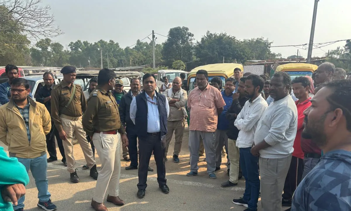 Ranchi news: डीसी के निदेशानुसार किया गया वाहन जांच अभियान