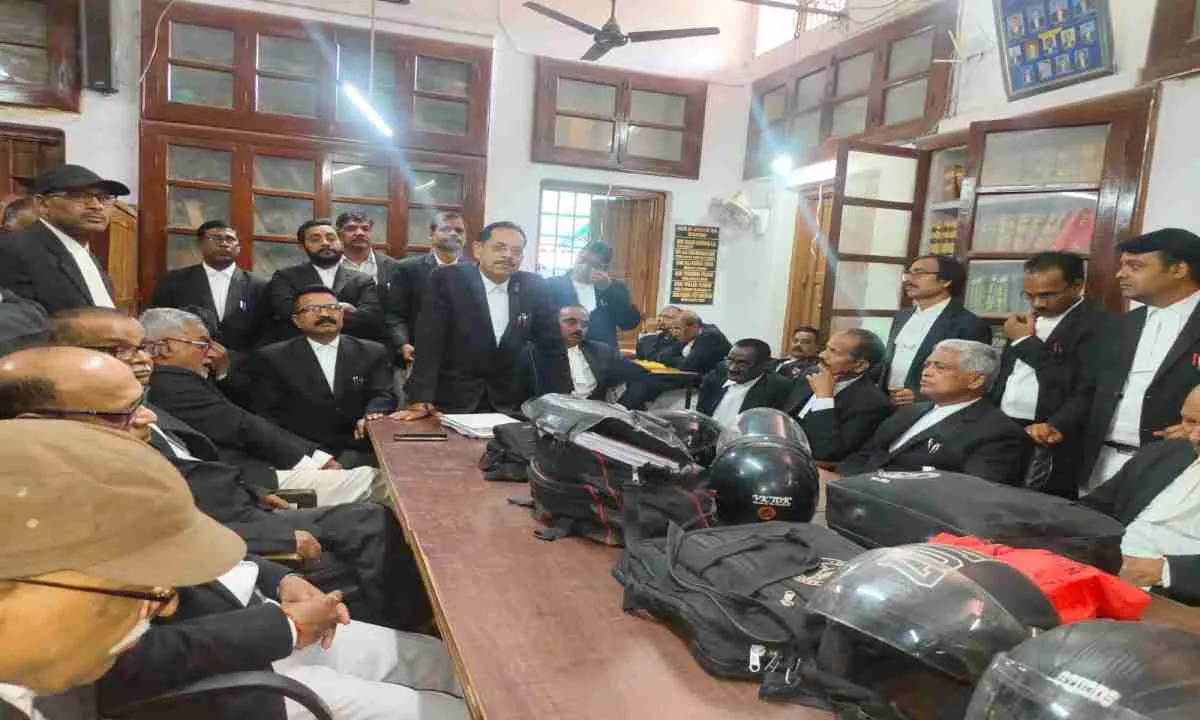 अधिवक्ता संशोधन बिल 2025 के विरोध में अधिवक्ताओं का एक दिवसीय विरोध प्रदर्शन आज