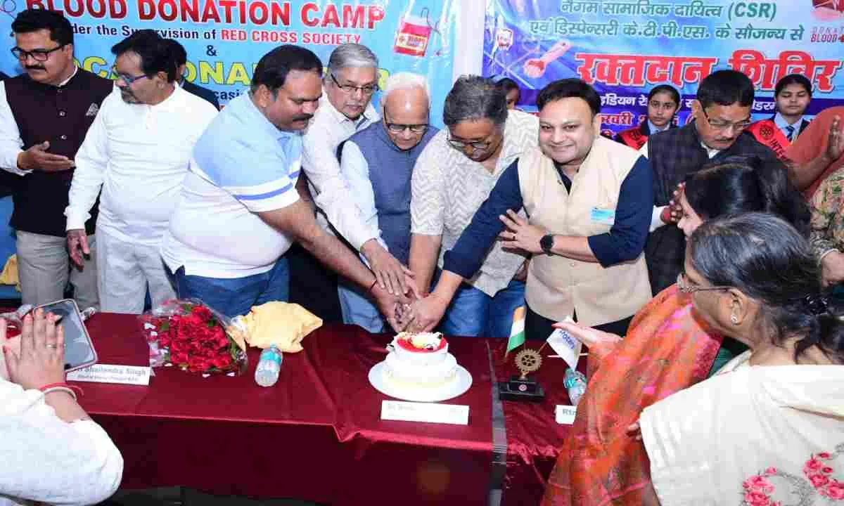 KODERMA NEWS: ब्लड डोनेशन शिविर का आयोजन किया गया