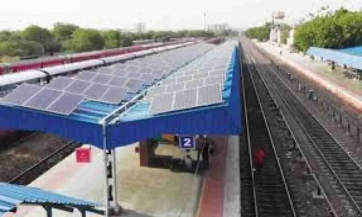 रांची रेल मंडल के 43 स्टेशन में लगाये जायेंगे सौर पैनल, बिजली लागत में होगी उल्लेखनीय बचत