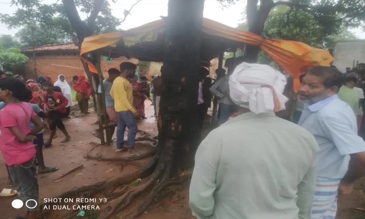 Giridih News: वज्रपात से एक व्यक्ति समेत तीन पशु की मौत