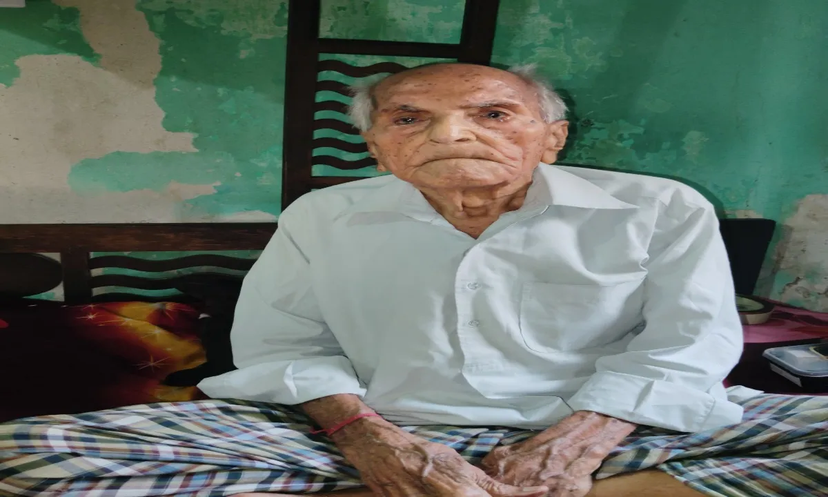 अविभाजित भारत का दौर, खुला व्यापार व सुगम माहौल के चश्मदीद 100 वर्षीय चुन्नीलाल