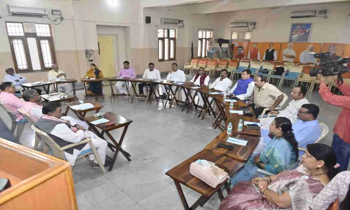 भाजपा विधायक दल की बैठक में हेमंत सरकार पर हमला, CGL घोटाले की जांज पर भी आशंका  