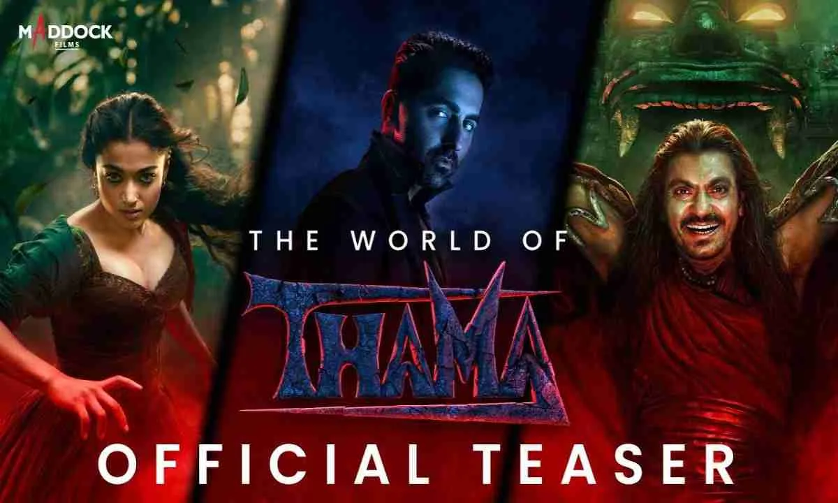 Thama teaser: आयुष्मान और रश्मिका की रोमांचक हॉरर लव स्टोरी में नवाजुद्दीन सिद्दीकी की दमदार एंट्री