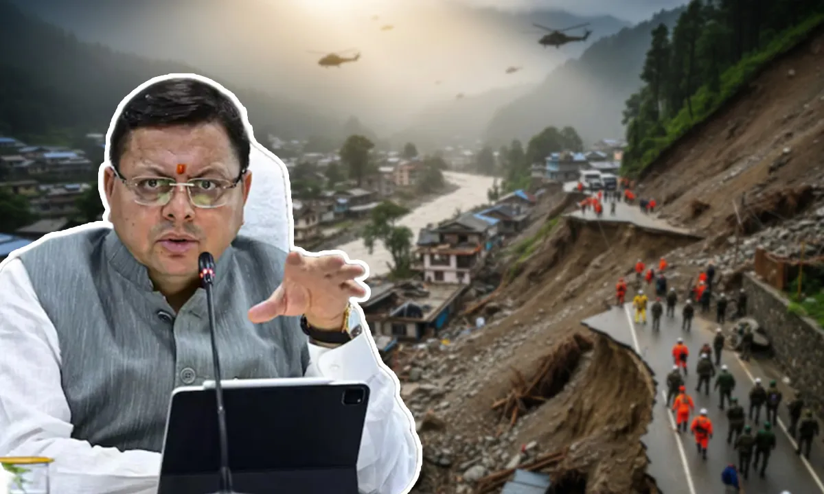 Uttarkashi Cloudburst LIVE: उत्तरकाशी में फटा बादल, बाढ़ और भूस्खलन से भारी तबाही, PM मोदी ने CM धामी से ली जानकारी