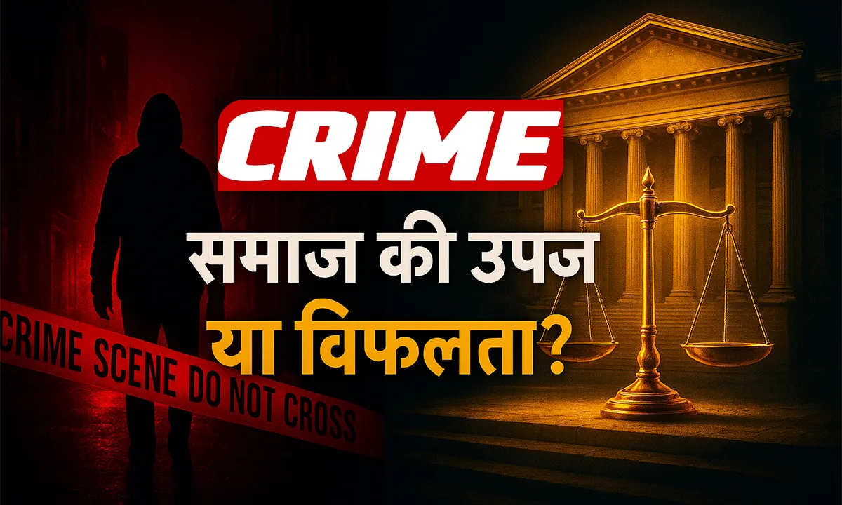 दृष्टिकोण: अपराध और समाज व्यवस्था, क्या अपराधी समाज की उपज है या उसकी विफलता?