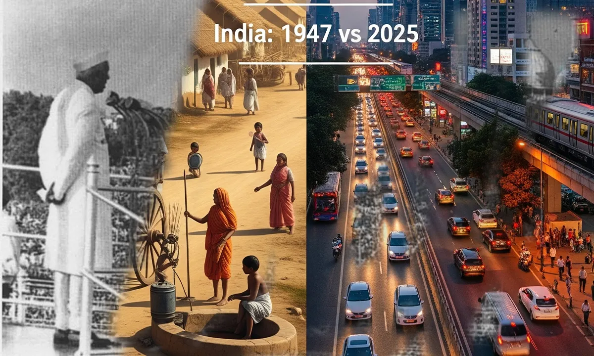 Independence day 2025: आज़ादी के 79 साल बाद हम कितनी दूर आ गए ? भारत की विकासगाथा, शिक्षा से तकनीक तक