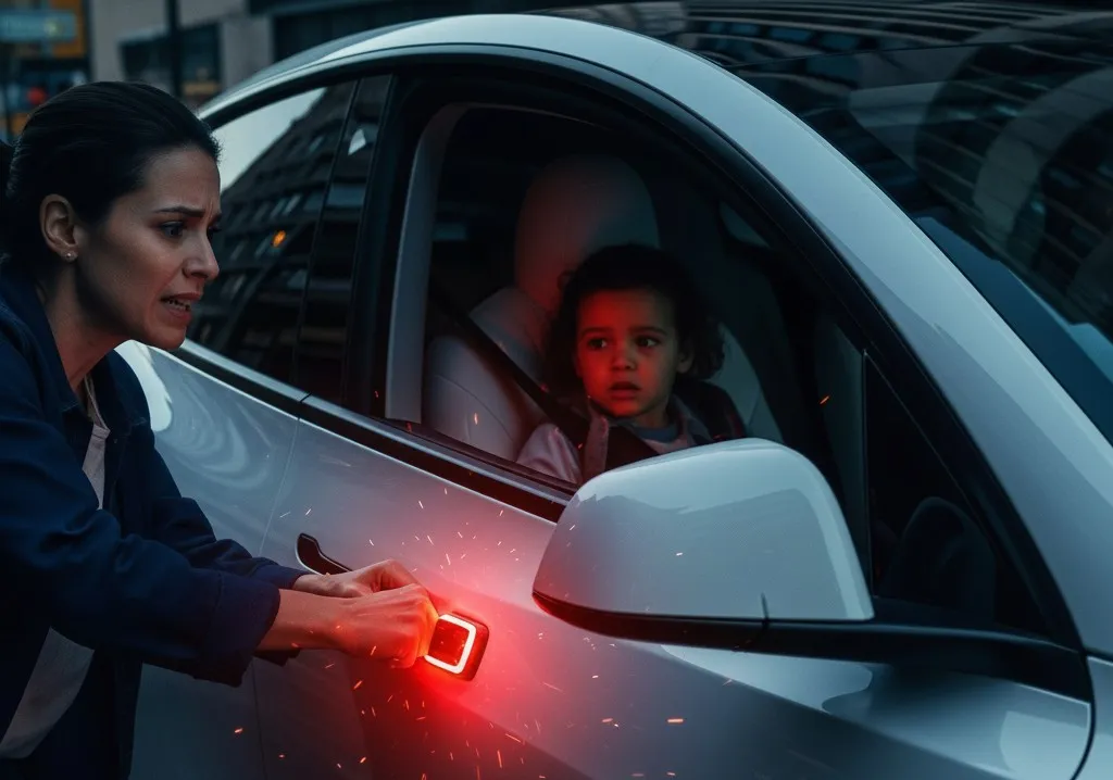 टेस्ला मॉडल वाई इलेक्ट्रॉनिक डोर हैंडल फेल: बच्चों की सुरक्षा खतरे में, अमेरिका में NHTSA की जांच शुरू 