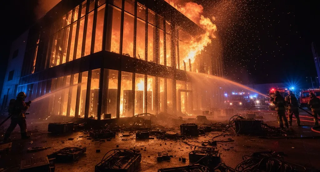 रांची: झारखंड पुलिस डाटा सेंटर में आग, करोड़ों का नुकसान, जांच जारी