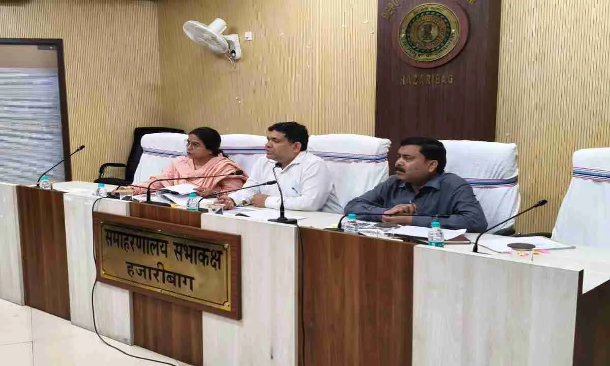 Hazaribagh News: उपायुक्त ने किया प्रखंड विकास पदाधिकारीयों के साथ समीक्षा बैठक