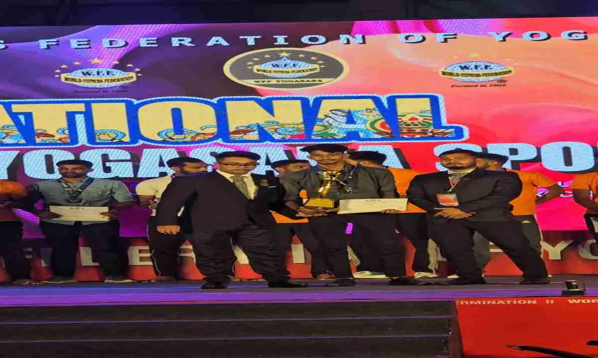 अंतरराष्ट्रीय योग प्रतियोगिता में सरला बिरला विश्वविद्यालय के छात्र का चयन