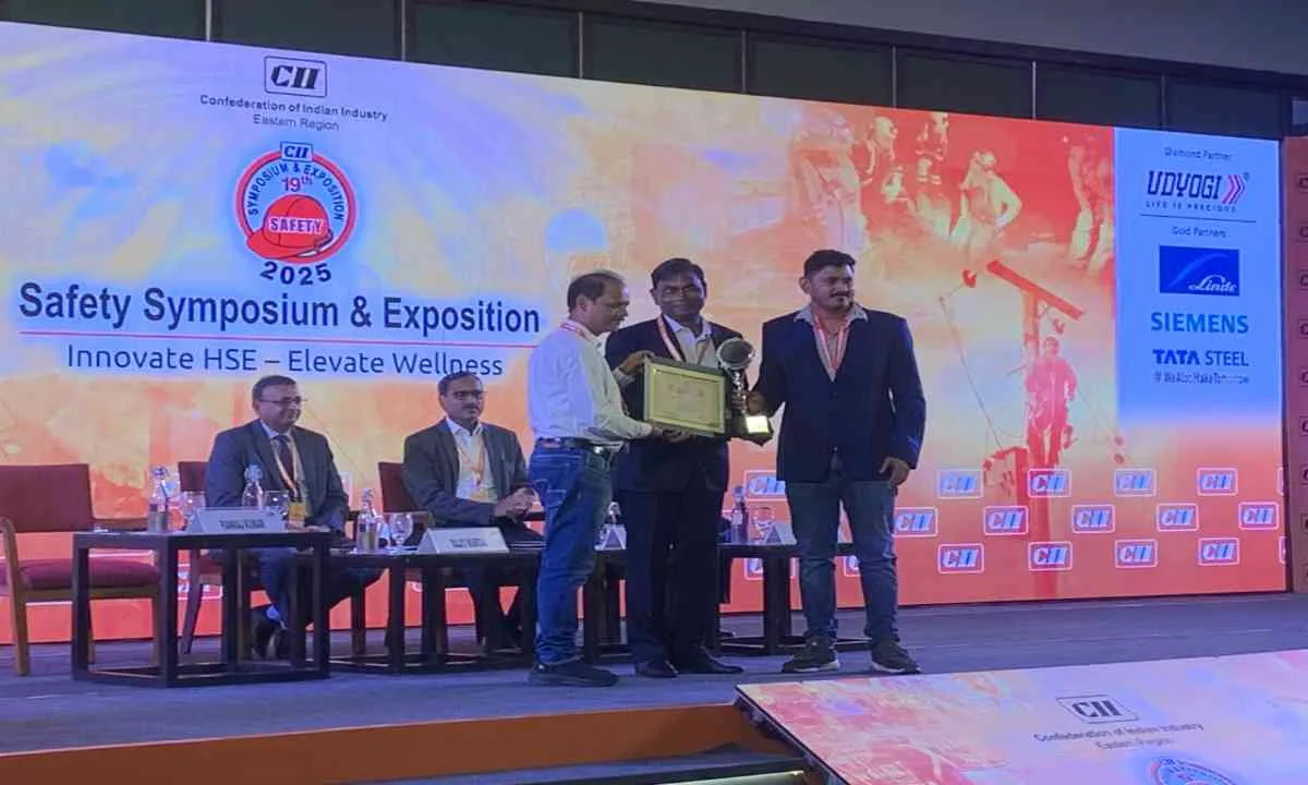 टाटा स्टील के जोड़ा माइन और गोपालपुर प्लांट को सीआईआई एसएचई में उत्कृष्टता पुरस्कार