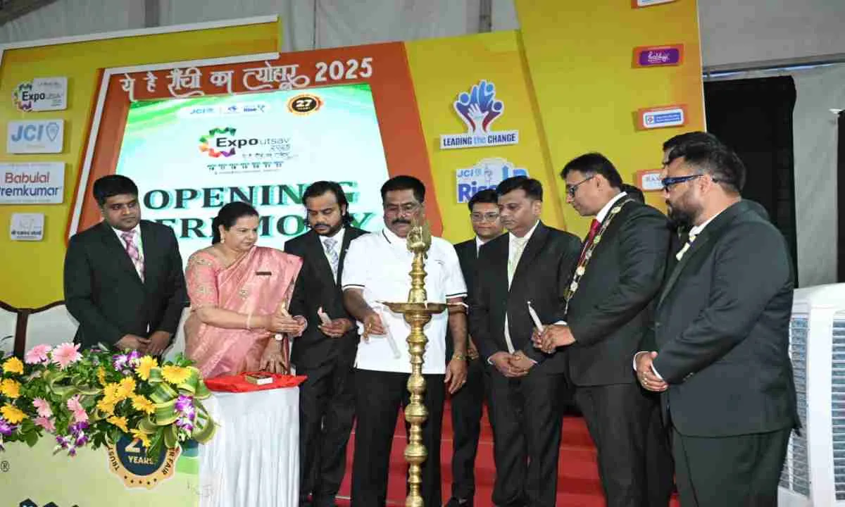 Ranchi news: जेसीआई एक्सपो 2025 का भव्य शुभारंभ, 400 से ज्यादा स्टॉल्स लगे