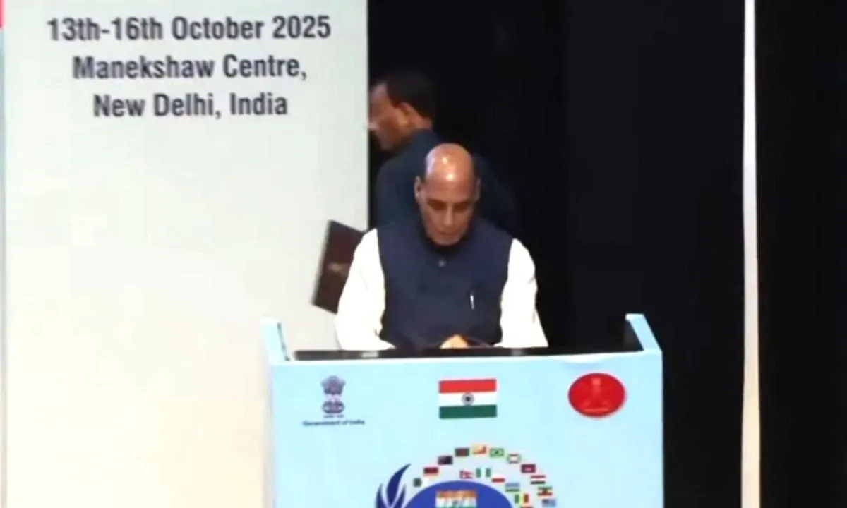 भारत सिद्धांत और अंतरराष्ट्रीय व्यवस्था को बनाए रखने के लिए प्रतिबद्ध: राजनाथ सिंह