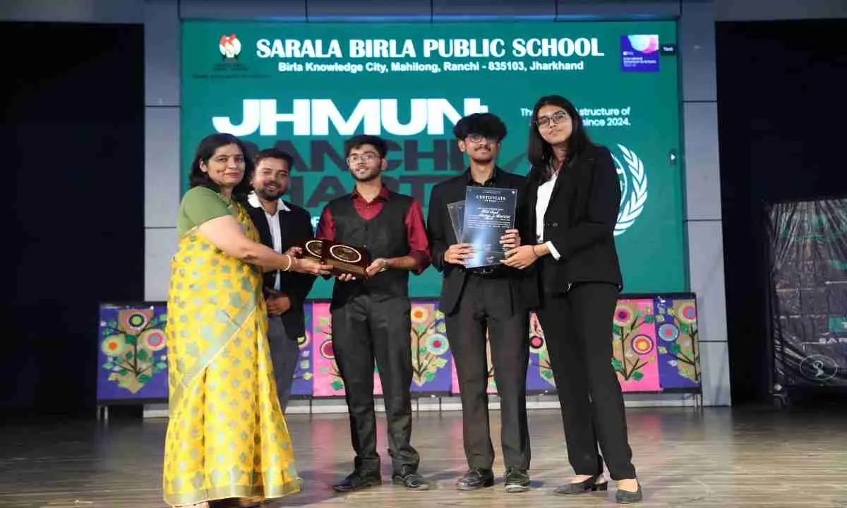Ranchi News: सरला बिरला पब्लिक स्कूल में JH MUN 2025 ऊर्जा, उत्साह और शानदार विचारों के साथ संपन्न