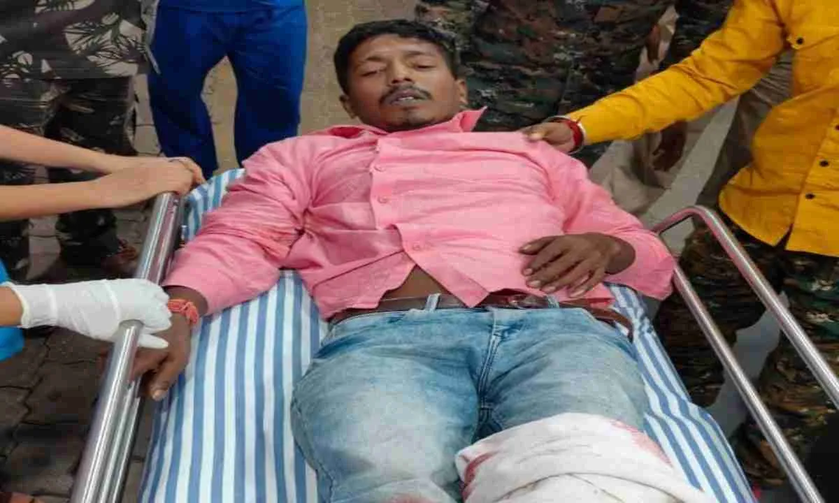 पुलिस और अपराधियों के बीच हुई मुठभेड़ में एक अपराधी घायल