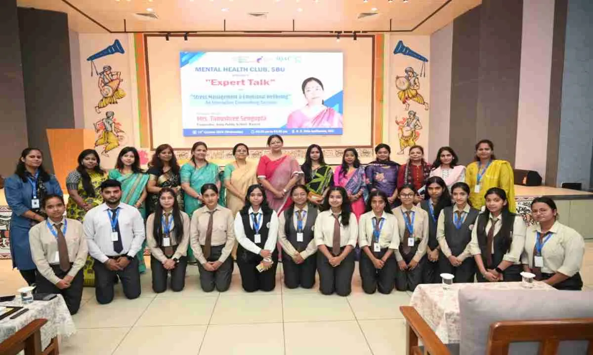 सरला बिरला विश्वविद्यालय के मेंटल हेल्थ क्लब ने किया इंटरएक्टिव काउंसलिंग सत्र का आयोजन 