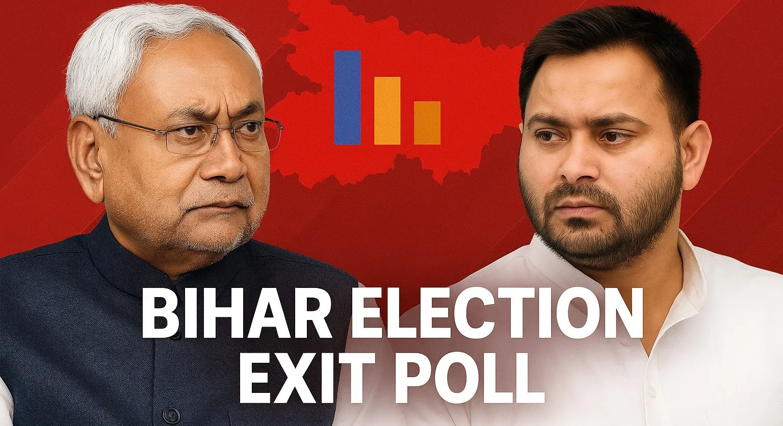 Bihar Exit Poll 2025: NDA बहुमत के करीब, विपक्षी गठबंधन पिछड़ता दिखा, देखें पूरी सीट गणना