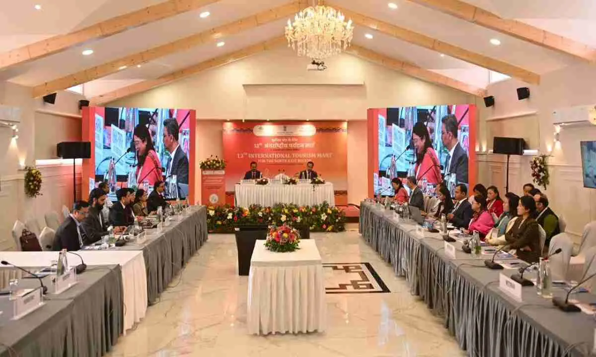 गंगटोक में शुरू हुआ 13वां अंतरराष्ट्रीय पर्यटन मार्ट, पहले दिन फिल्म पर्यटन से लेकर होमस्टे तक पर गहन चर्चा