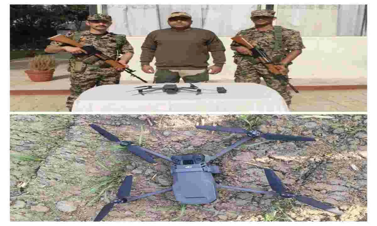  भारत-पाक सीमा पर बीएसएफ की बड़ी कार्रवाई, 3 क्लासिक मॉडल का ड्रोन व गोला-बारूद की बड़ी खेप बरामद