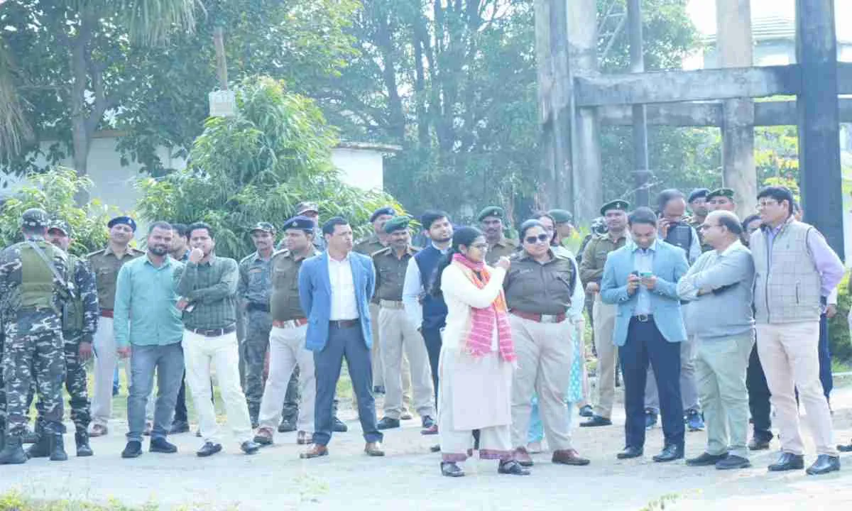 मुख्यमंत्री के परिभ्रमण को लेकर उपायुक्त समीरा एस व एसपी ने स्थल का लिया जायजा 