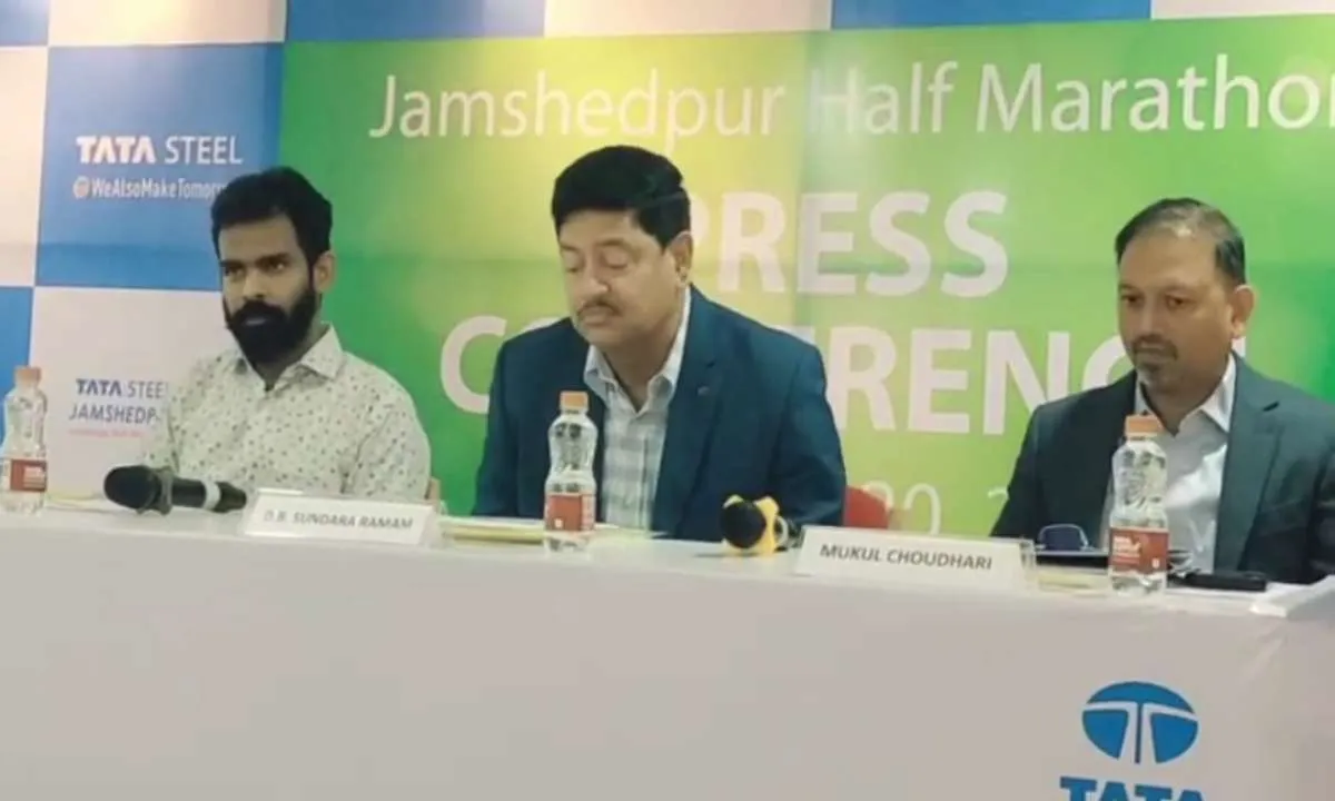 टाटा स्टील ने जारी किया हाफ मैराथन का जर्सी और रूट मैप