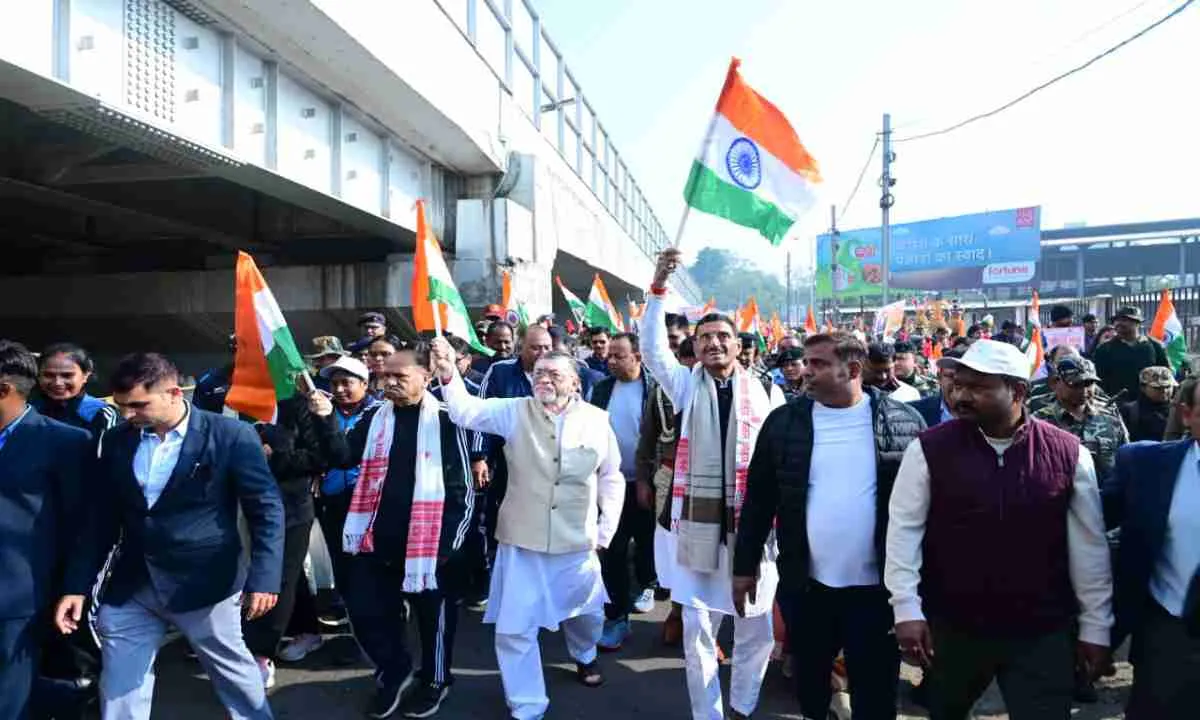 राज्यपाल ने “सरदार 150 पदयात्रा” में किया सहभाग, राष्ट्रीय एकता के संकल्प को किया मजबूत