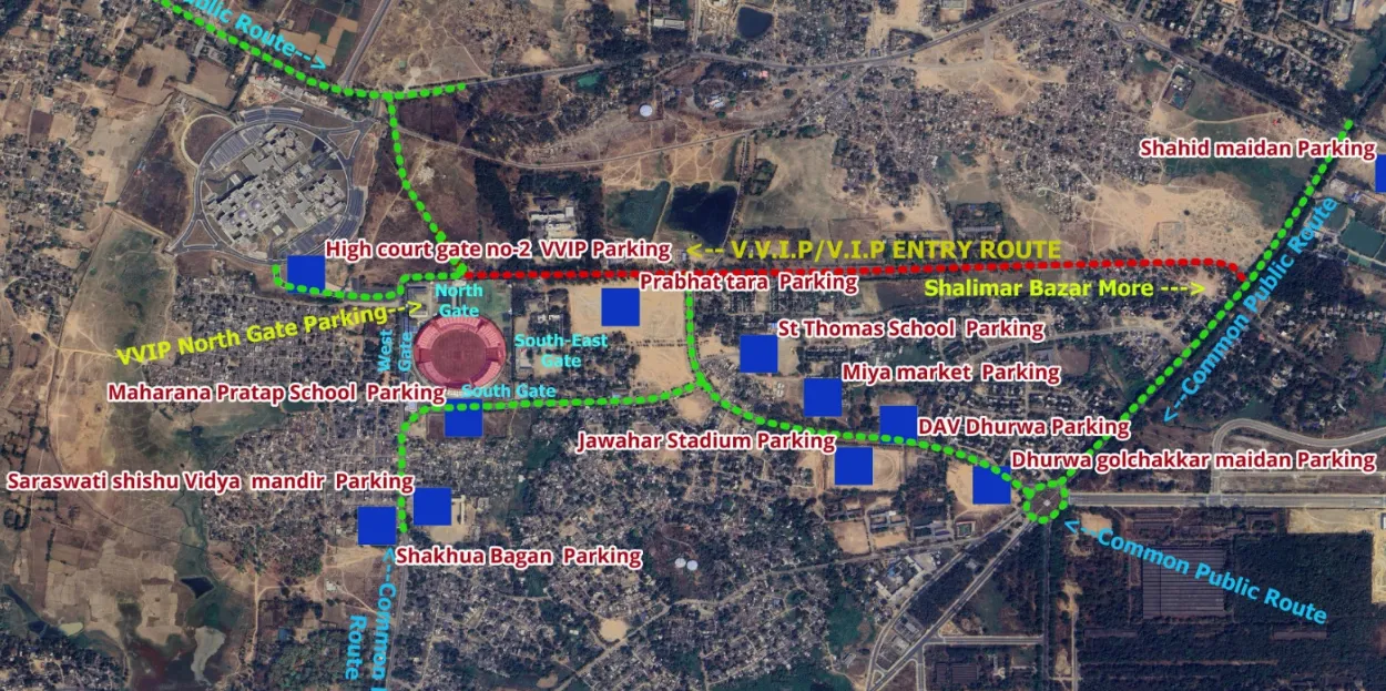 IND vs SA Ranchi ODI: रांची में रूट डायवर्जन और नो-एंट्री लागू, पूरा ट्रैफिक प्लान देखें