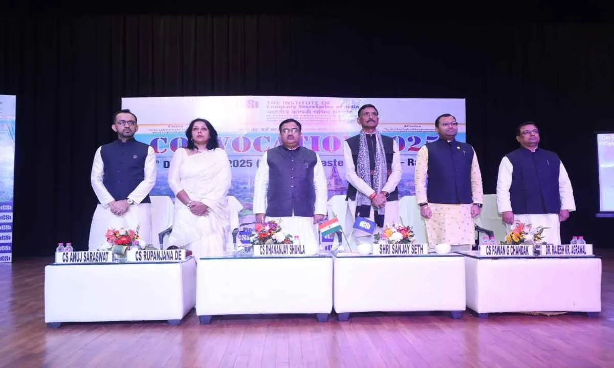 रक्षा राज्य मंत्री संजय सेठ ने रांची में आयोजित आईसीएसआई ईस्टर्न रीजन कॉन्वोकेशन की शोभा बढ़ाई