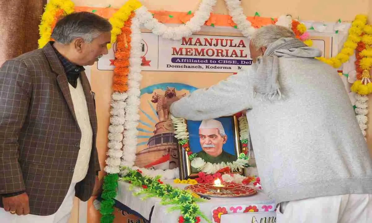 मंजुला शर्मा मेमोरियल अकादमी में डॉ. राजेन्द्र प्रसाद की 141वीं जयंती श्रद्धा और उत्साह के साथ मनाई गई