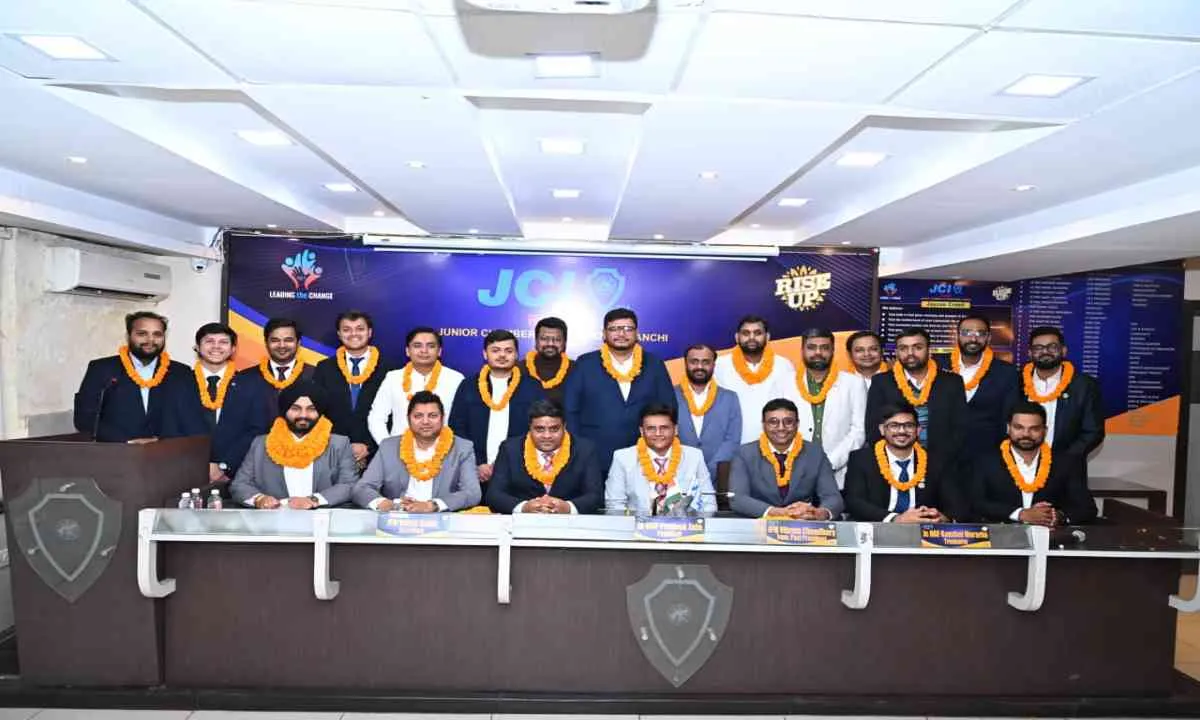 Ranchi News : जेसीआई चुनाव संपन्न, अभिषेक जैन बने टीम 2026 के अध्यक्ष, साकेत अग्रवाल सचिव