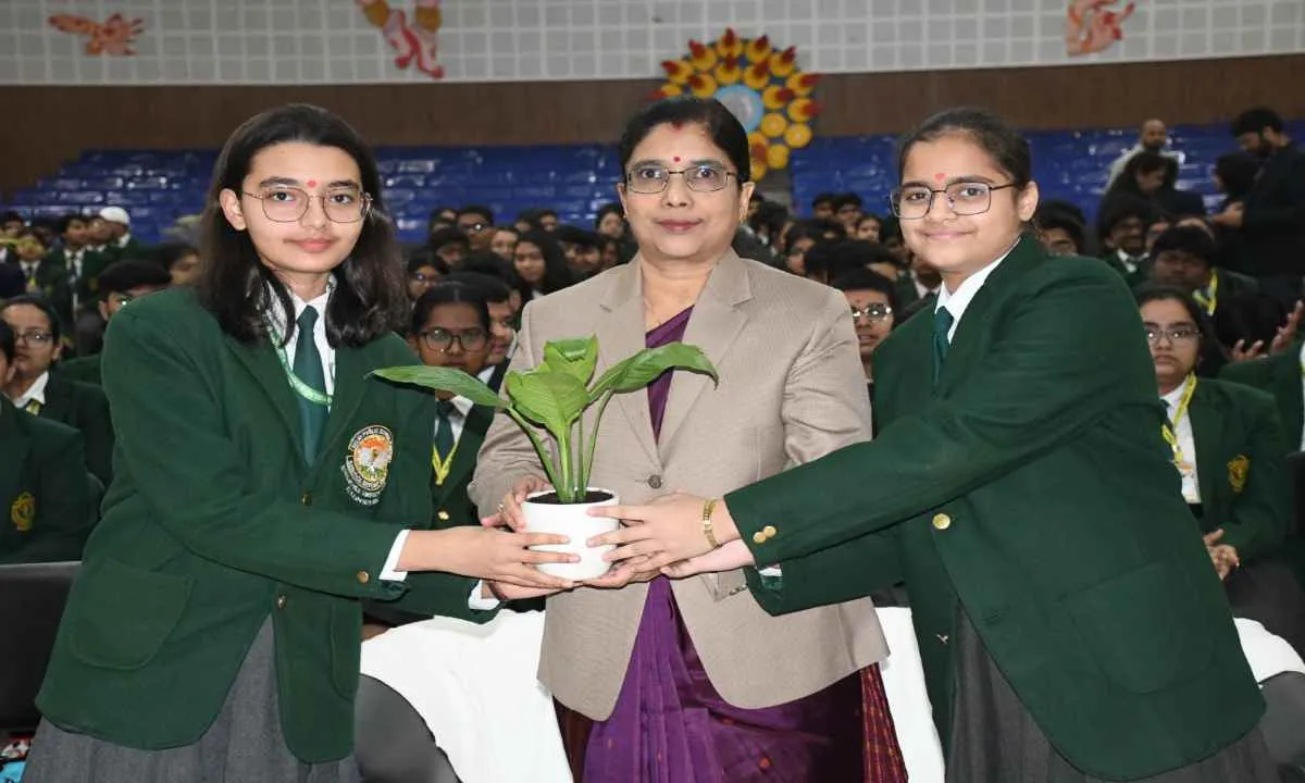 डीपीएस रांची में कक्षा दसवीं के बोर्ड परीक्षार्थियों के लिए आशीर्वाद समारोह आयोजित