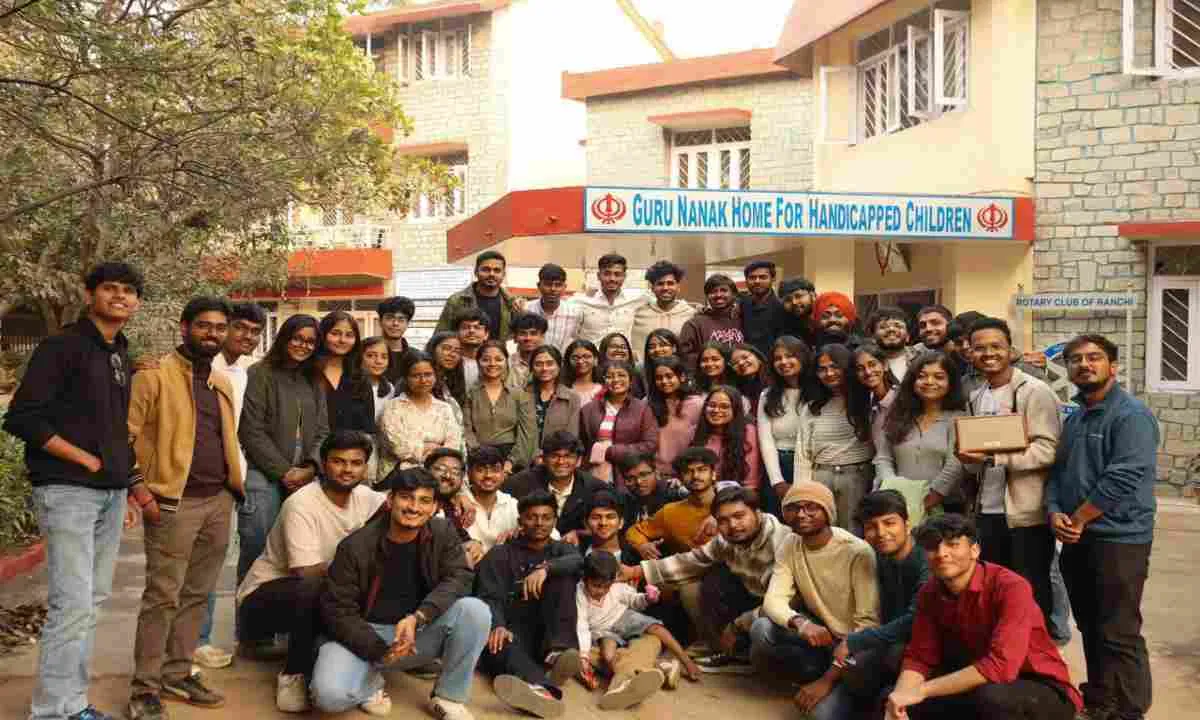 बीआईटी मेसरा के लियो क्लब ने बरियातू अनाथालय में बच्चों के लिए दान अभियान चलाया