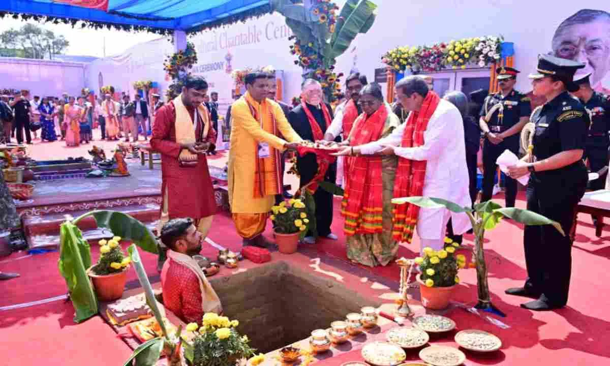 Jamshedpur News :  भगवान जगन्नाथ मंदिर निर्माण का राष्ट्रपति ने किया भूमि पूजन