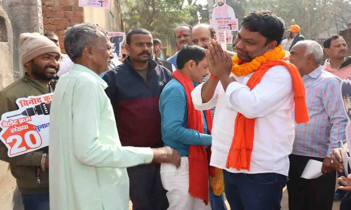 चास नगर निगम चुनाव: बिनोद कुमार के समर्थन में जोरदार जनसंपर्क