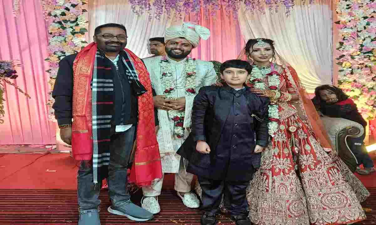 भाजपा युवा नेता आशीष भारद्वाज के विवाह में राजनीति और समाज का संगम