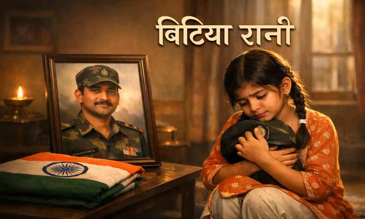 बिटिया रानी: शहीद पिता की याद में भावुक कविता