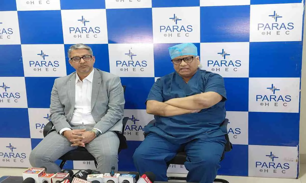 दुर्लभ हार्ट सर्जरी से बची युवक की जान, पारस एचईसी अस्पताल की बड़ी सफलता