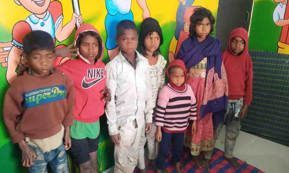 गयाजी के चाइल्ड केयर में मिले जयनगर से लापता सभी बिरहोर बच्चे