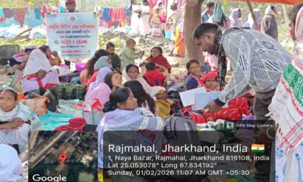 माघी मेला में जिला विधिक सेवा प्राधिकार का विधिक संदेश, गंगा स्नान के साथ दी जा रही न्याय की जानकारी