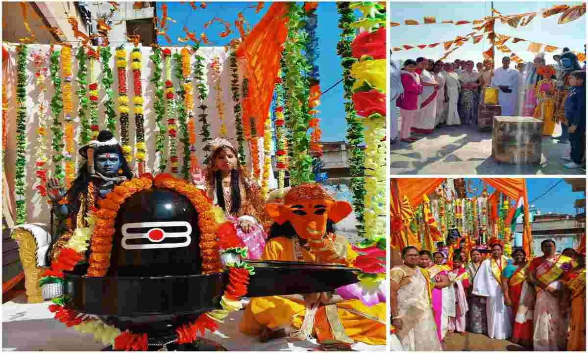 महाशिवरात्रि पर बरही में भव्य झांकी एवं शोभायात्रा का आयोजन