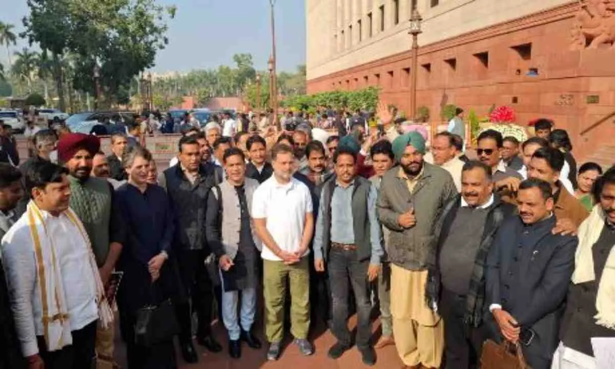 Opinion : संसद के मकर द्वार पर गुस्से का विस्फोट और राजनीति की मर्यादा पर उठते सवाल