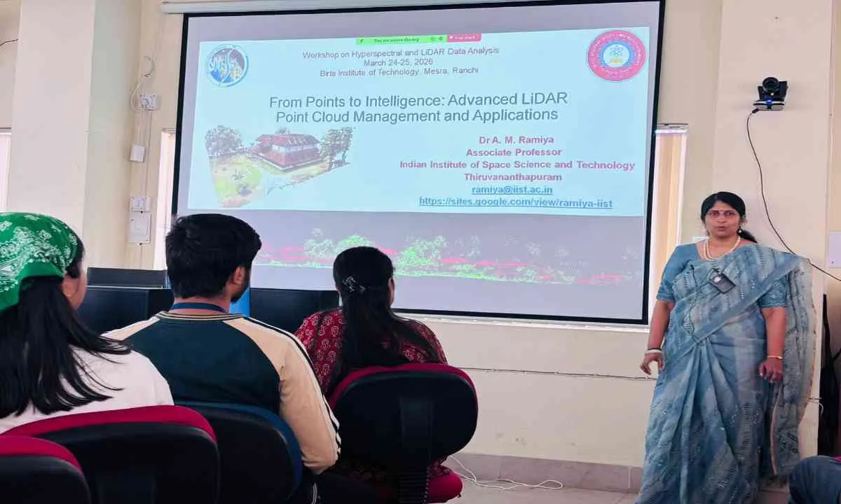 BIT मेसरा में लिडार तकनीक पर मंथन: सटीक मानचित्रण और डेटा विश्लेषण पर विशेषज्ञ व्याख्यान