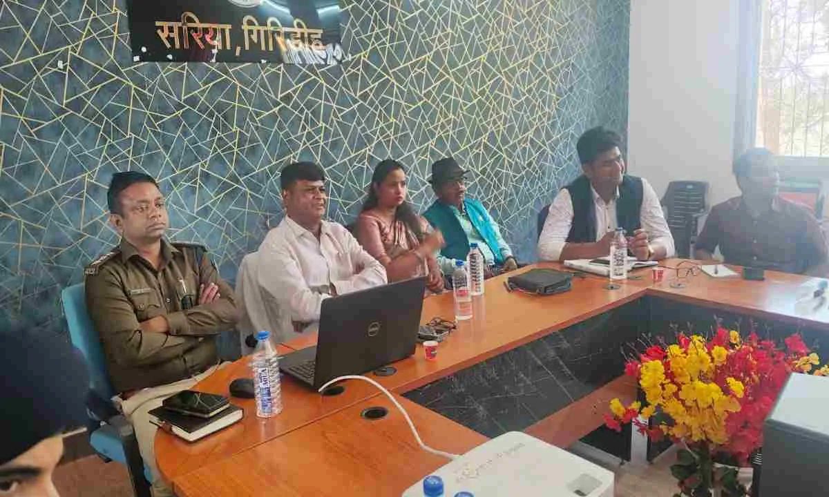 सरिया अनुमंडल में होली शांति समिति की बैठक, डीजे पर पूर्ण प्रतिबंध